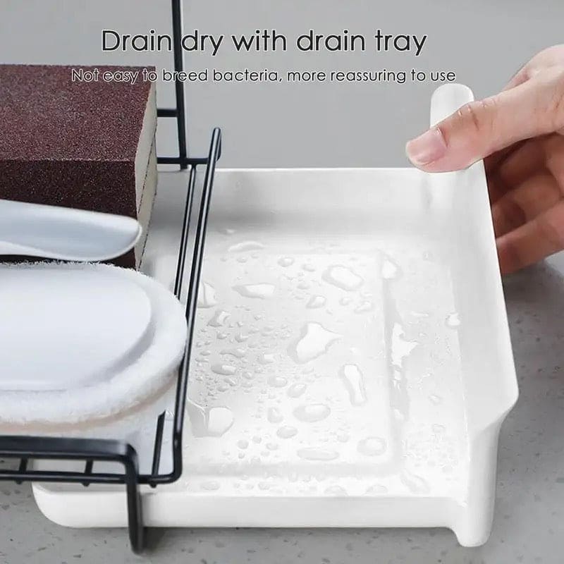 Iron Dishcloth Storage Rack, Creative Fabric Kitchen Rack, Wall Mounted Iron Shelf, Countertop Multifunctional Towel Rack, Wrought Iron Rag Basket, Sink Sponge Drain Rack Iron Dishcloth Storage Rack, Creative Fabric Kitchen Rack, Wall Mounted Iron Shelf, Countertop Multifunctional Towel Rack, Wrought Iron Rag Basket, Sink Sponge Drain Rack